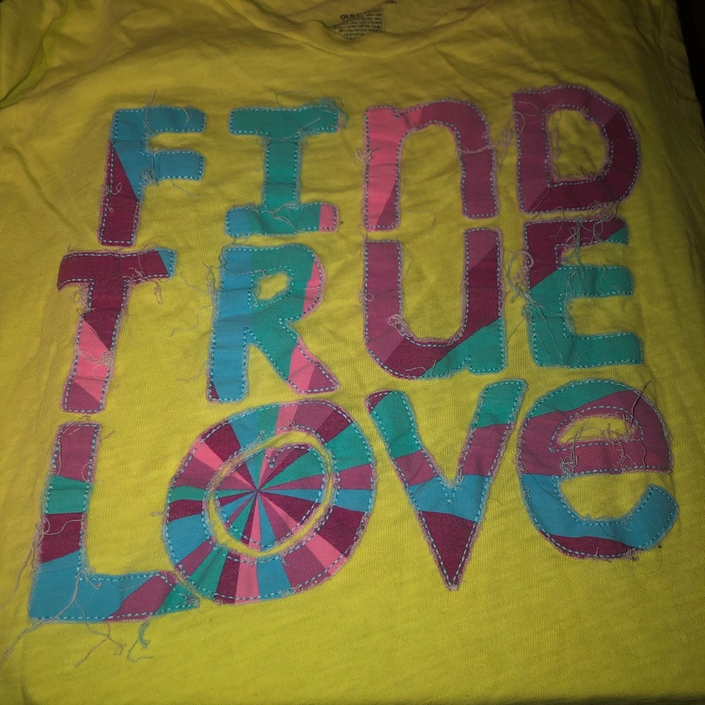 Yellow burnout tee
